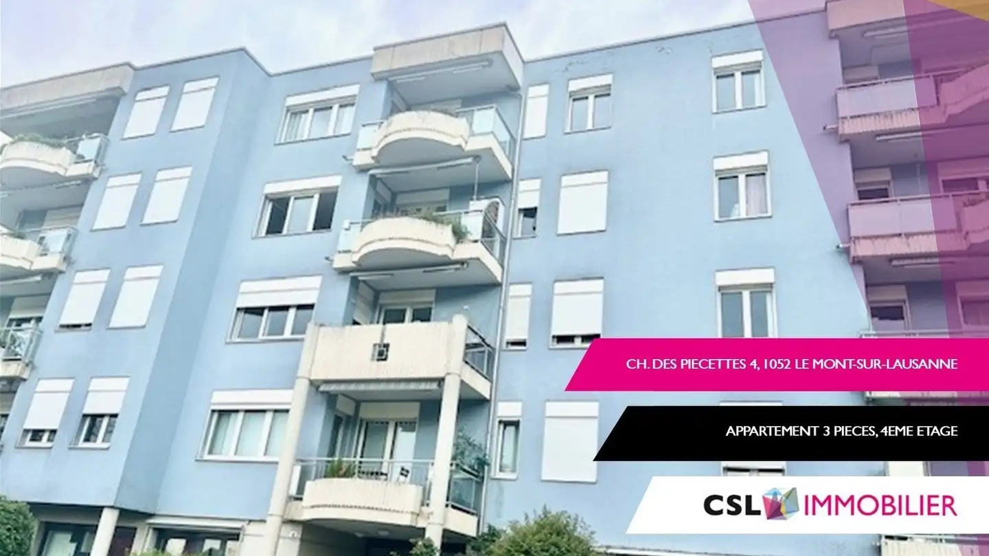Appartamento in affitto - Chemin Des Piécettes 4, 1052 Le Mont-sur-Lausanne