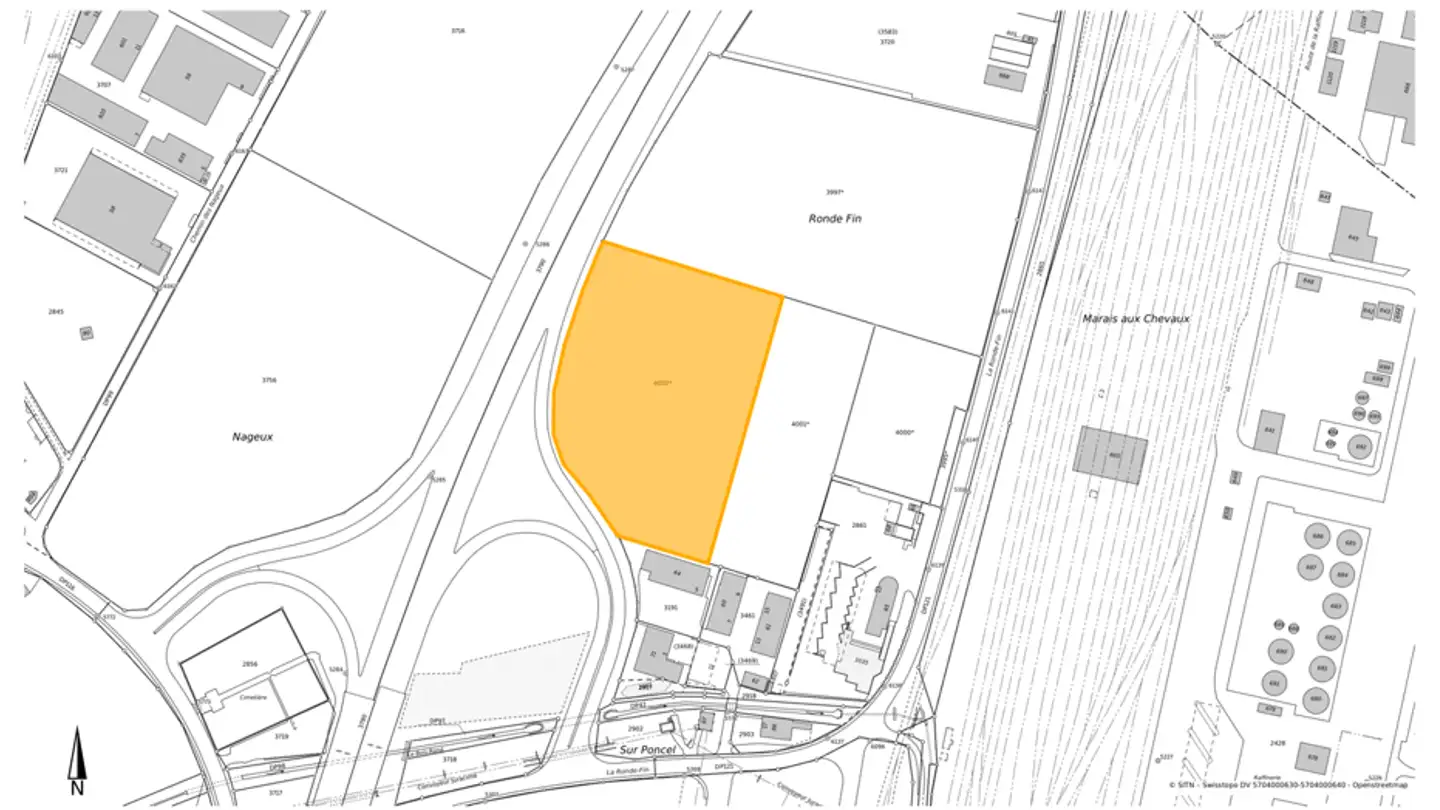 Terreno edificabile in vendita - 2087 Cornaux NE