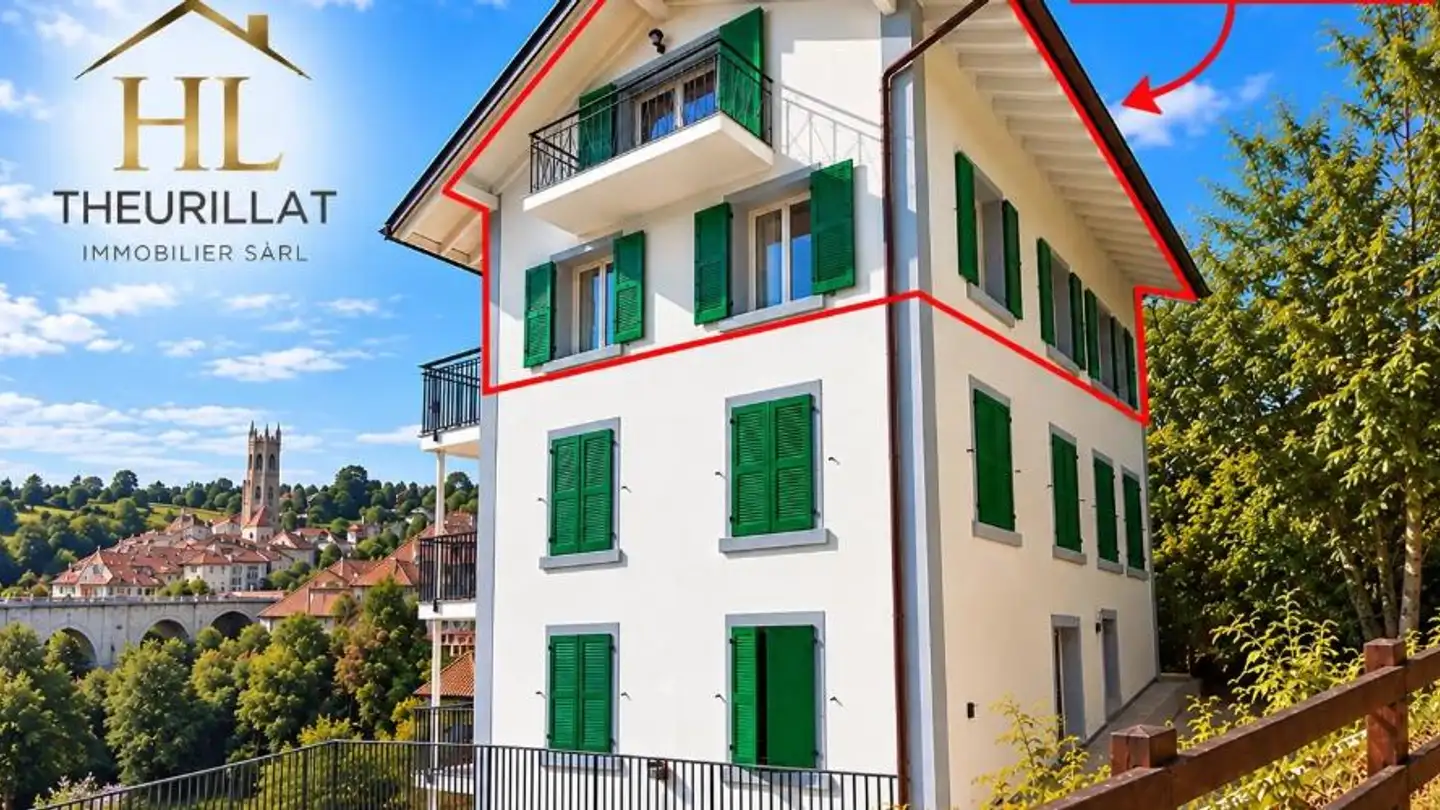 Appartamento in affitto - Route de Bourguillon 6, 1700 Fribourg