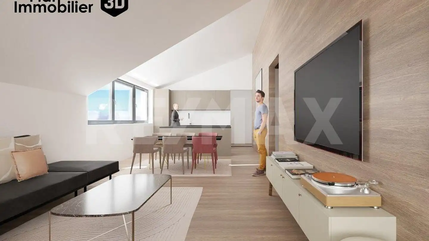 Attic flat for sale - 1081 Montpreveyres