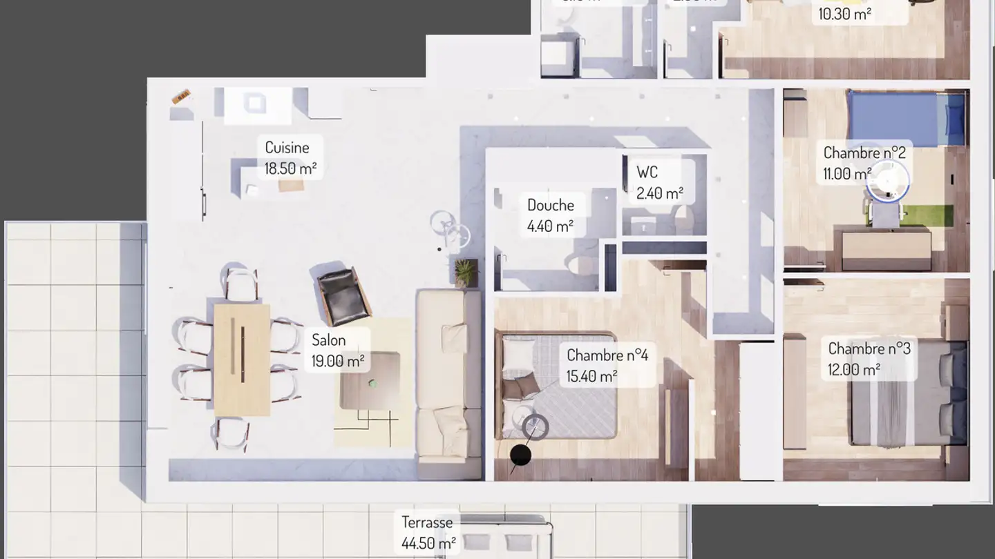 Appartamento in vendita - Crêt Debély 21, 2053 Cernier - Photo 2