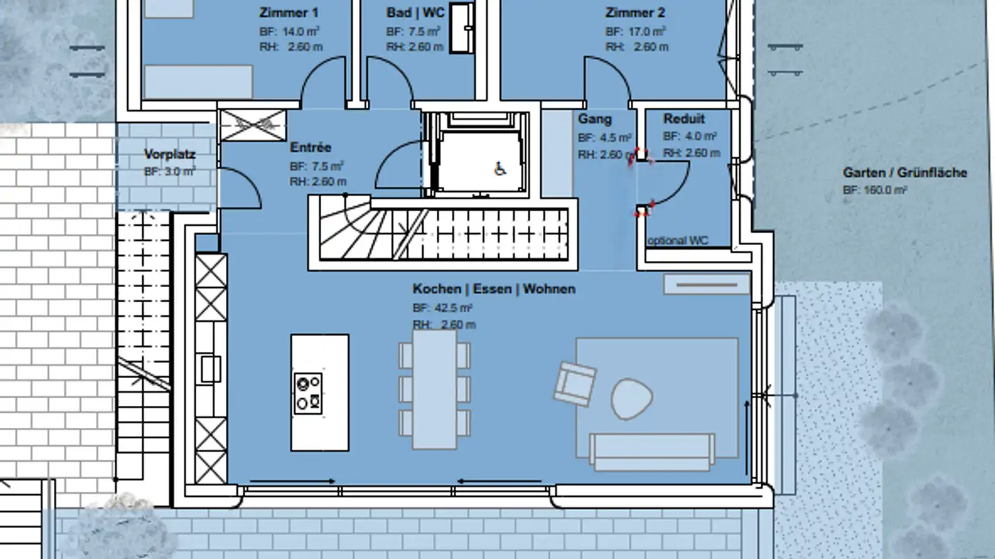 Duplex in vendita - Huebachersteig, 5417 Untersiggenthal - Photo 2
