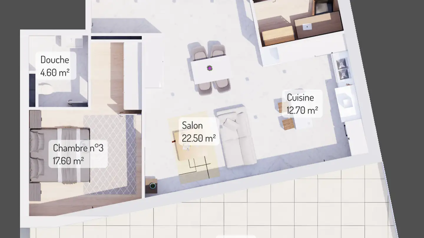 Appartamento in vendita - Crêt Debély 19, 2053 Cernier - Photo 2