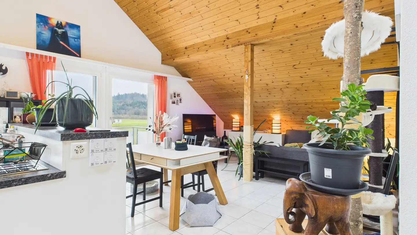 Attic flat for rent - Rickenstrasse, 8646 Wagen - Photo 3