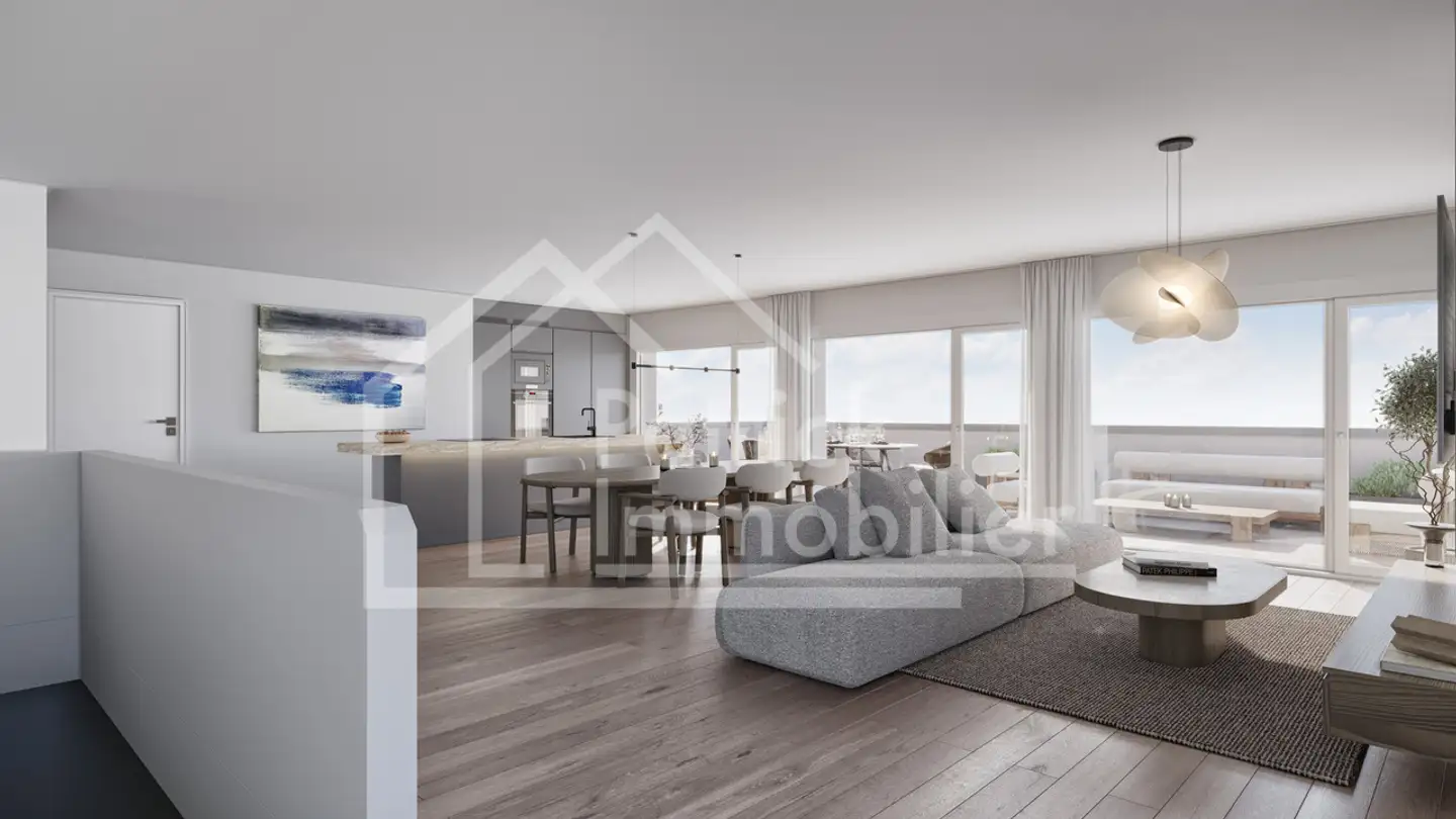 Stepped apartment for sale - Route De La Bagne, 1753 Matran