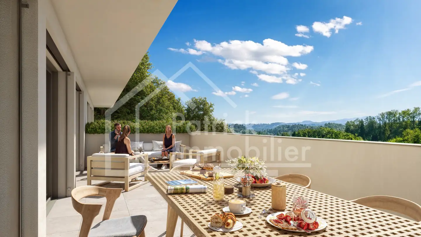 Stepped apartment for sale - Route De La Bagne, 1753 Matran - Photo 2