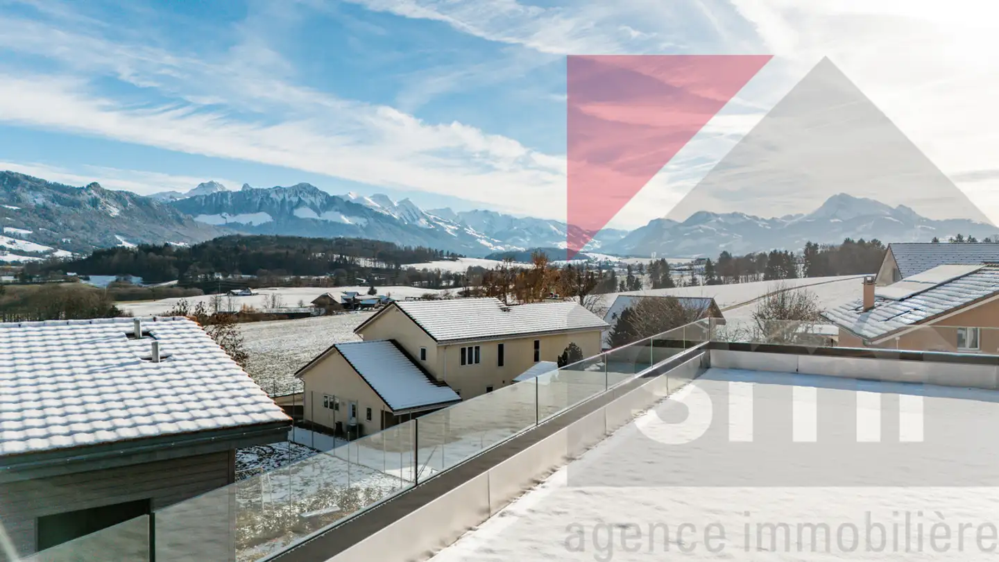 Attique à vendre - La Chenau 1, 1643 Gumefens - Photo 4