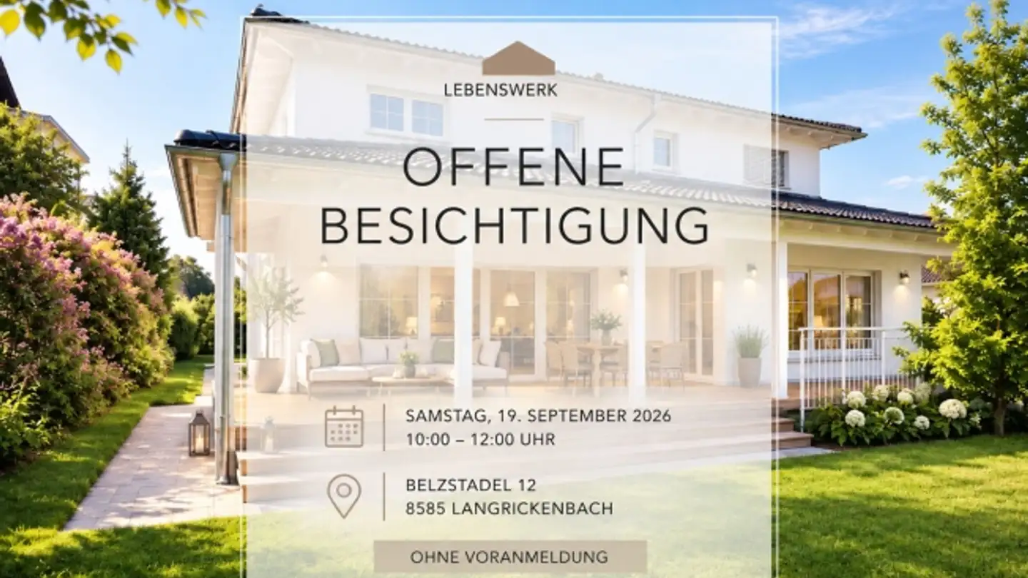 Single house for sale - Belzstadel 12, 8585 Langrickenbach