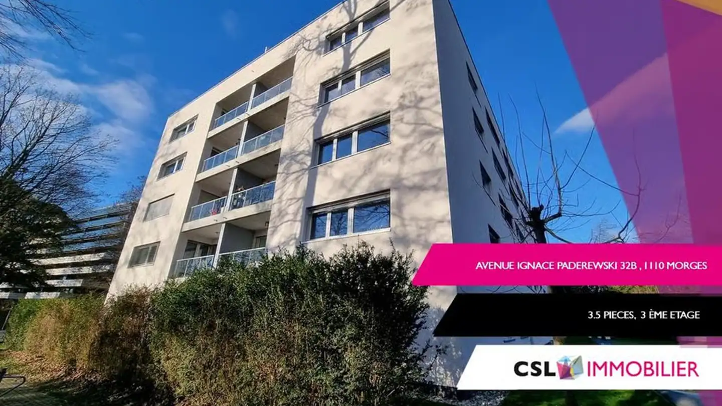 Apartment for rent - Avenue Ignace Paderewski 32B, 1110 Morges