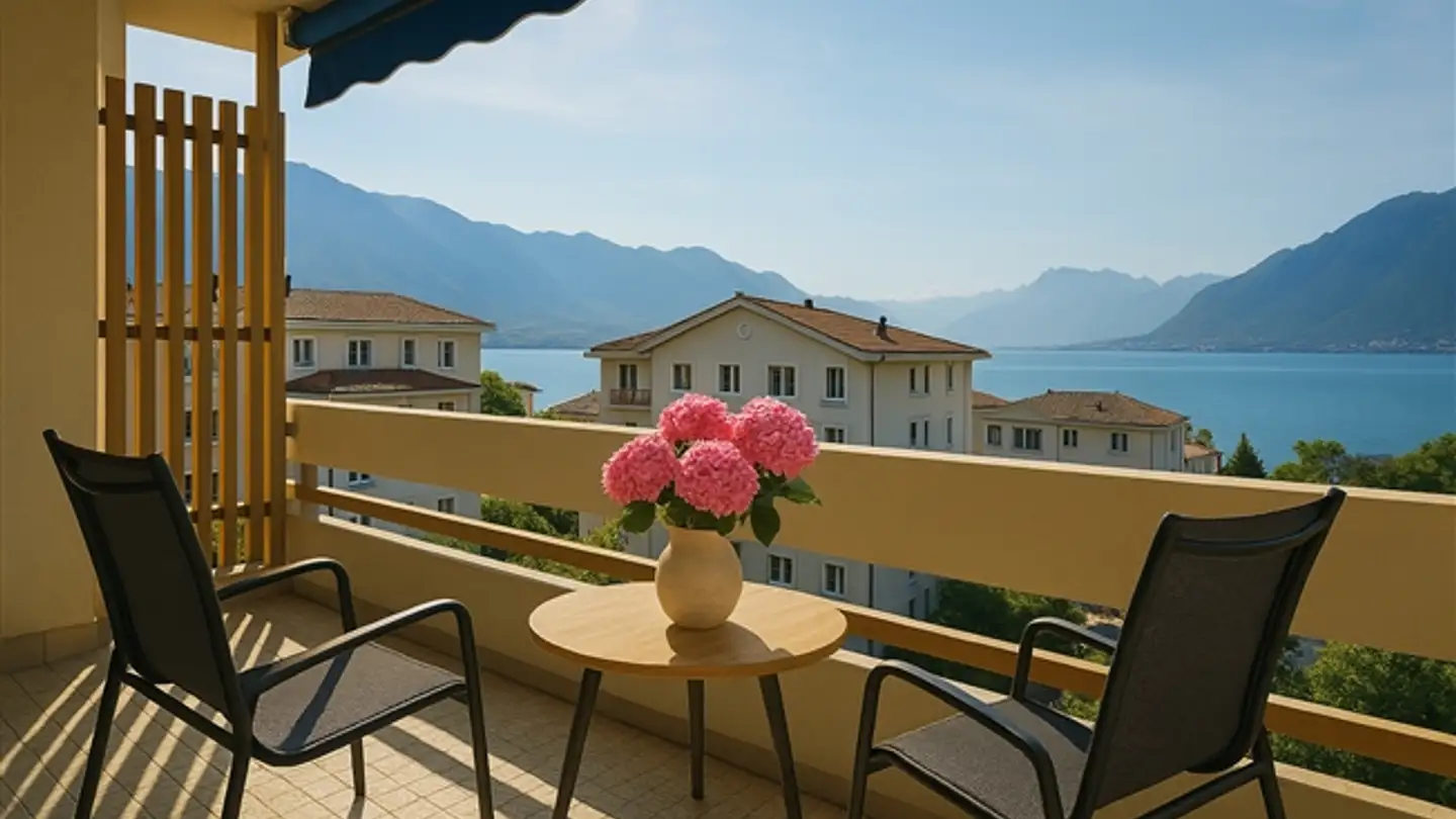 Appartement meublé à louer - Rue Des Vaudrès, 1815 Clarens