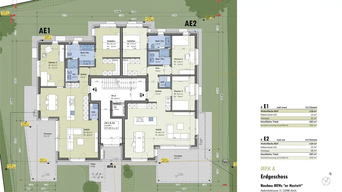 Appartamento in vendita - Aebnitstrasse 3, 3296 Arch - Foto 2