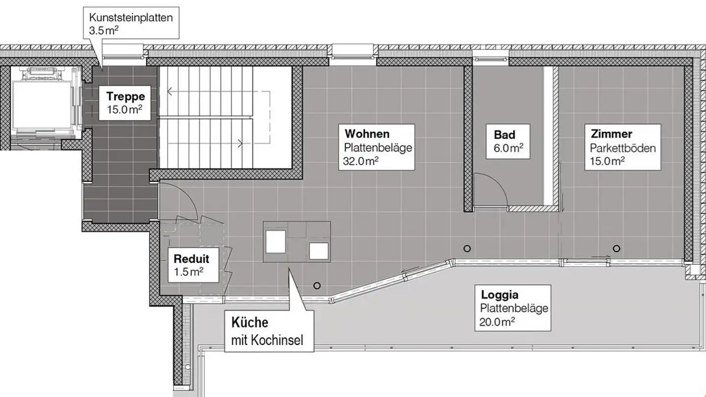 Wohnung mieten - 8645 Jona - Foto 2