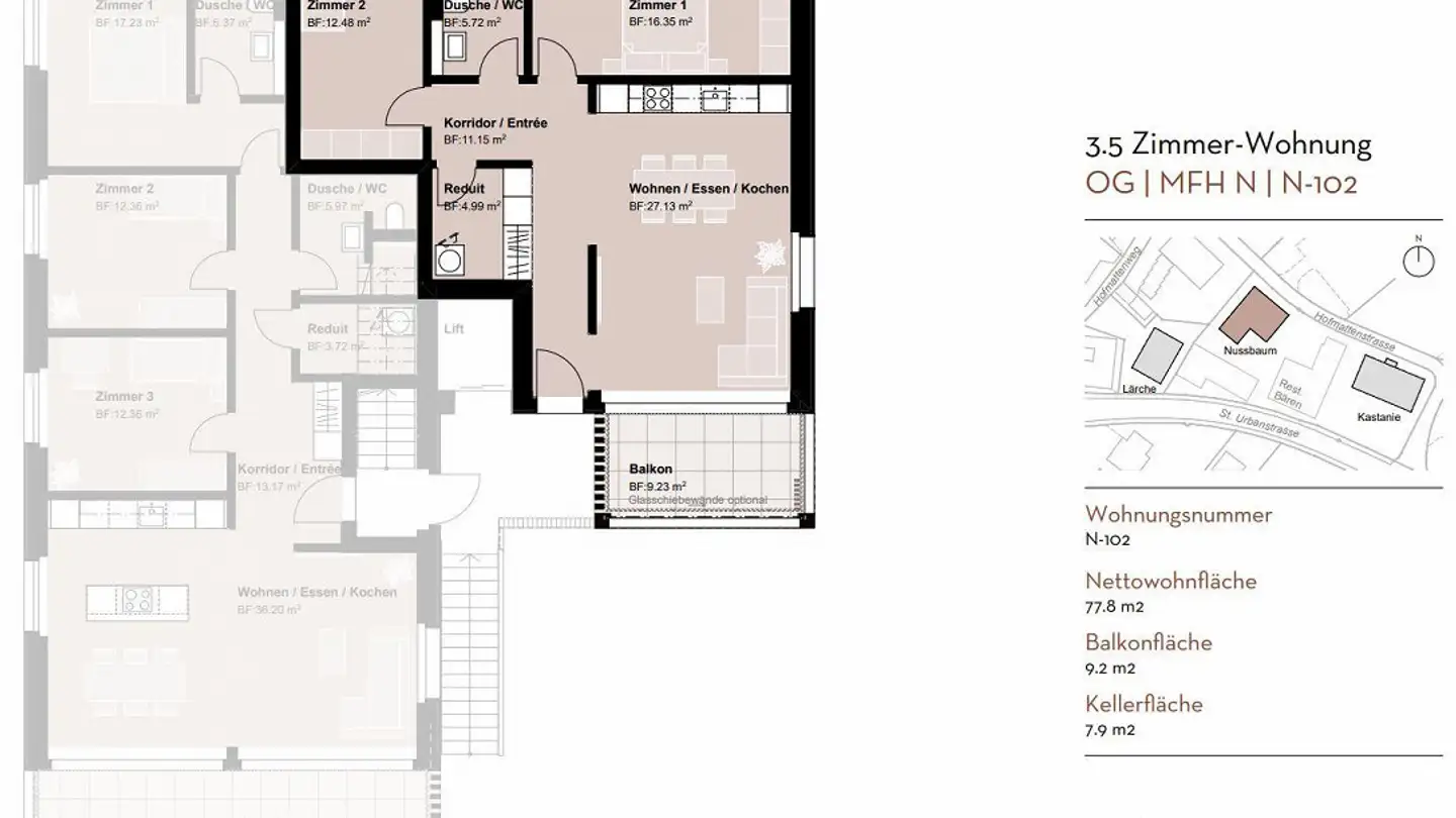 Apartment for rent - Hofmattenweg 3, 4914 Roggwil BE - Photo 4