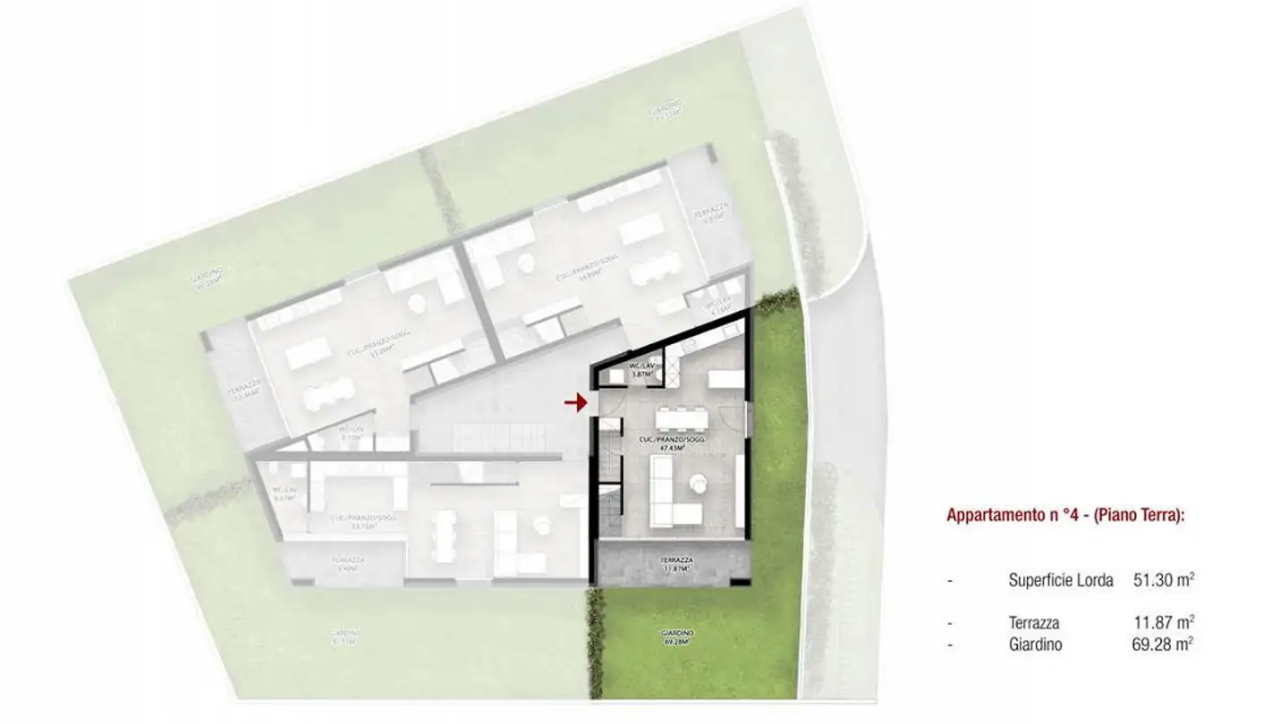 Duplex in vendita - Motto 7, 6944 Cureglia - Photo 4