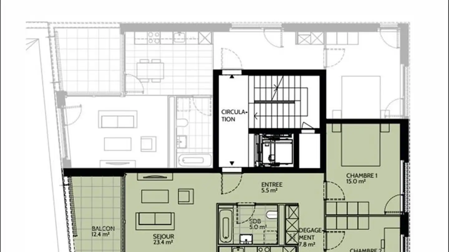 Wohnung mieten - Rue De La Verrerie 2, 1870 Monthey - Foto 2