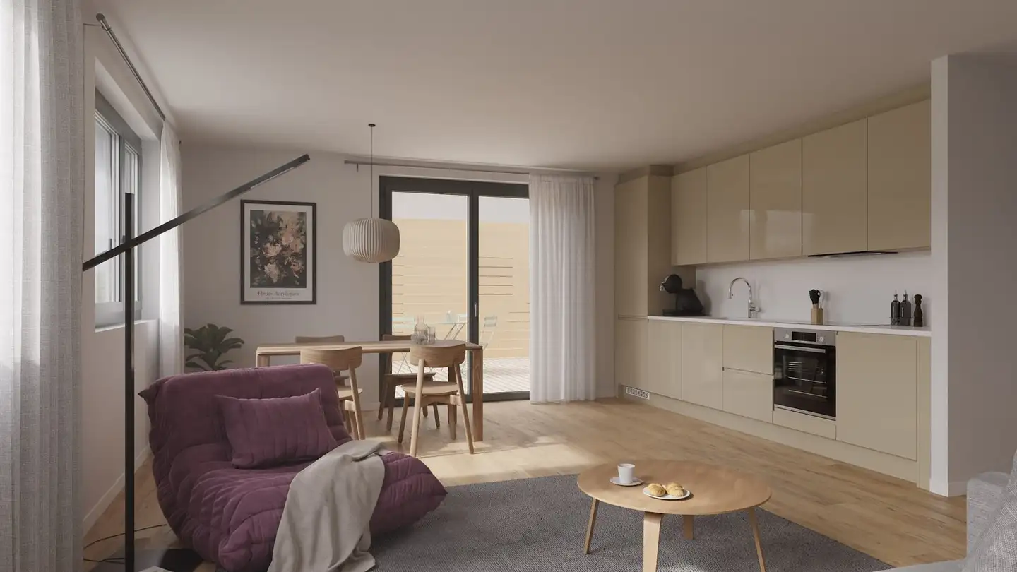 Dachgeschosswohnung kaufen - Route De Plein Soleil, 1966 Botyre (Ayent)