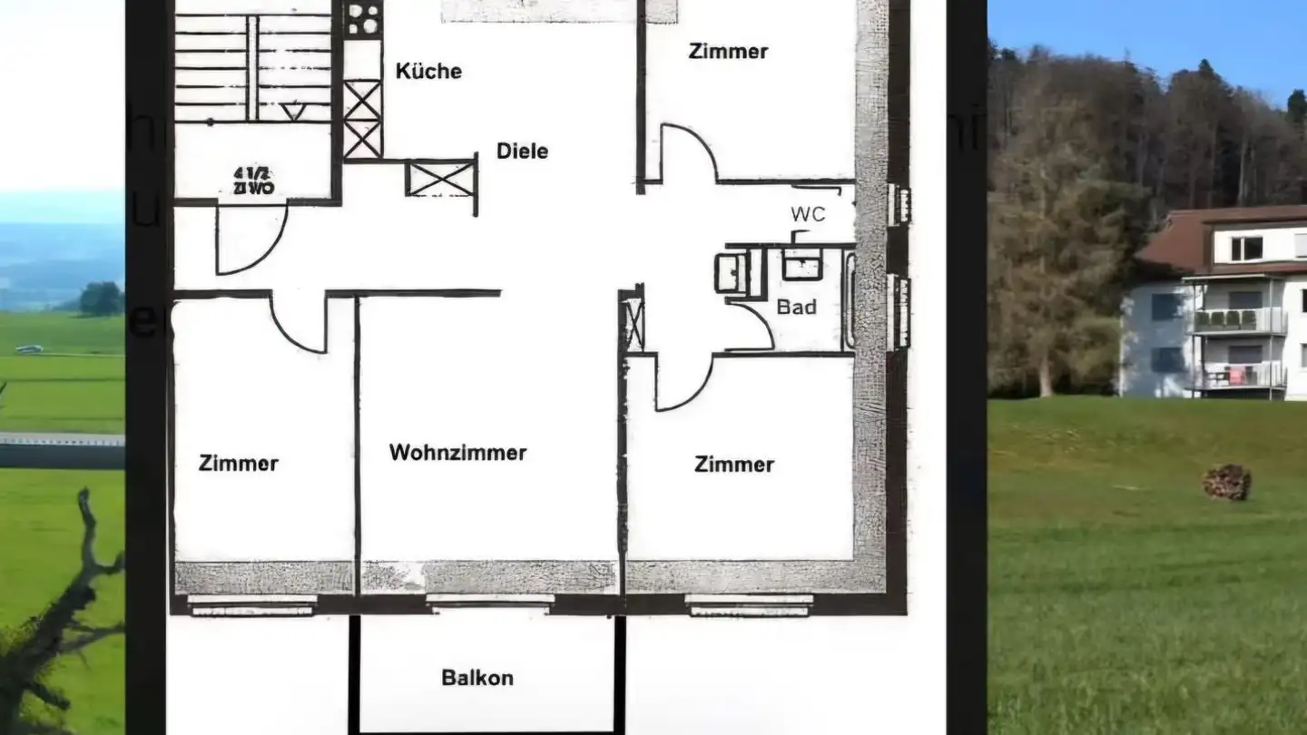 Wohnung mieten - 8132 Hinteregg