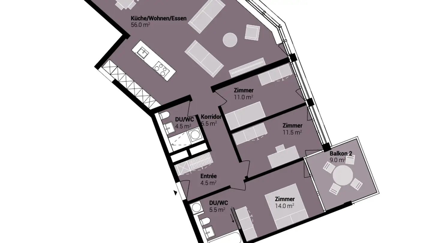 Appartamento in affitto - Am Mattenhof 1, 6010 Kriens - Foto 2