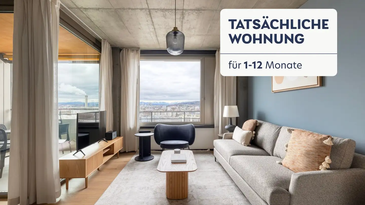 Furnished apartment for rent - Leutschenbachstrasse 46, 8050 Zürich