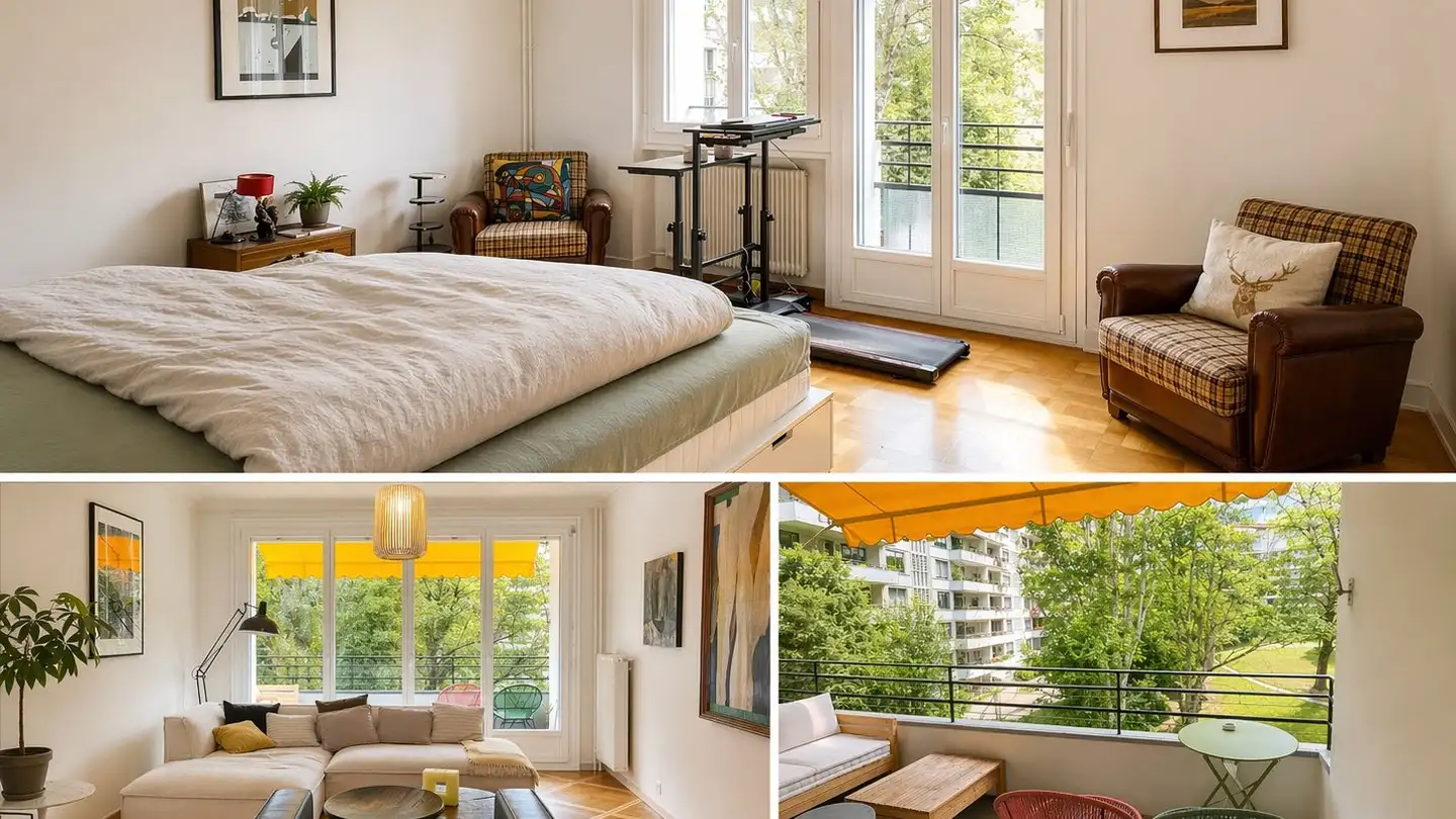 Wohnung mieten - Avenue Ernest- Hentsch 12, 1207 Genève