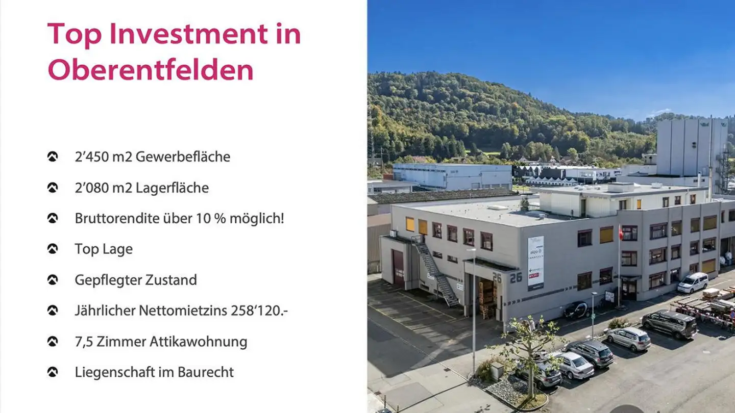 Gewerbe kaufen - 5036 Oberentfelden
