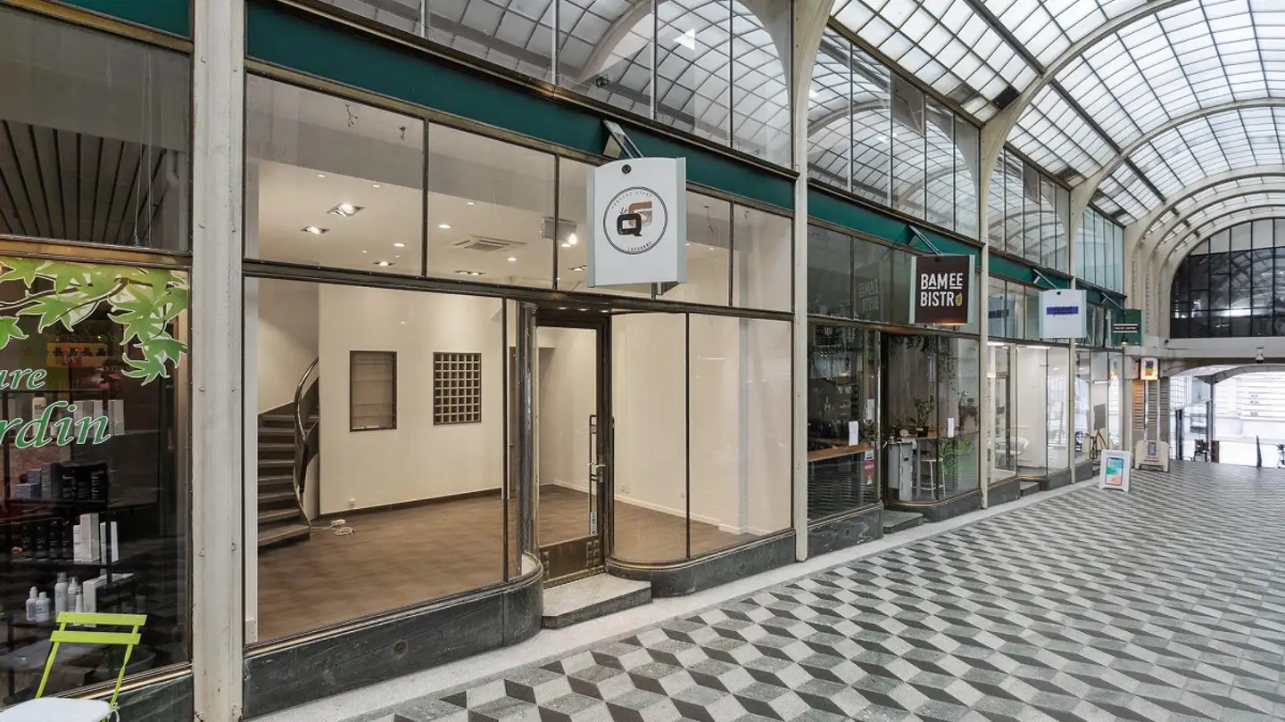 Magasin à louer - Galerie Saint-François, 1003 Lausanne