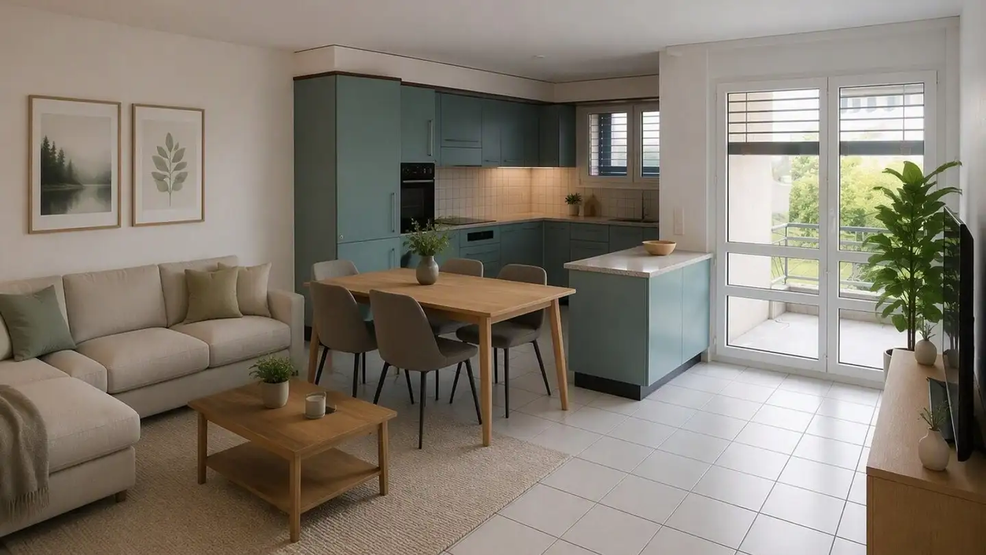 Apartment for rent - Route Du Centre 52, 1723 Marly - Photo 2