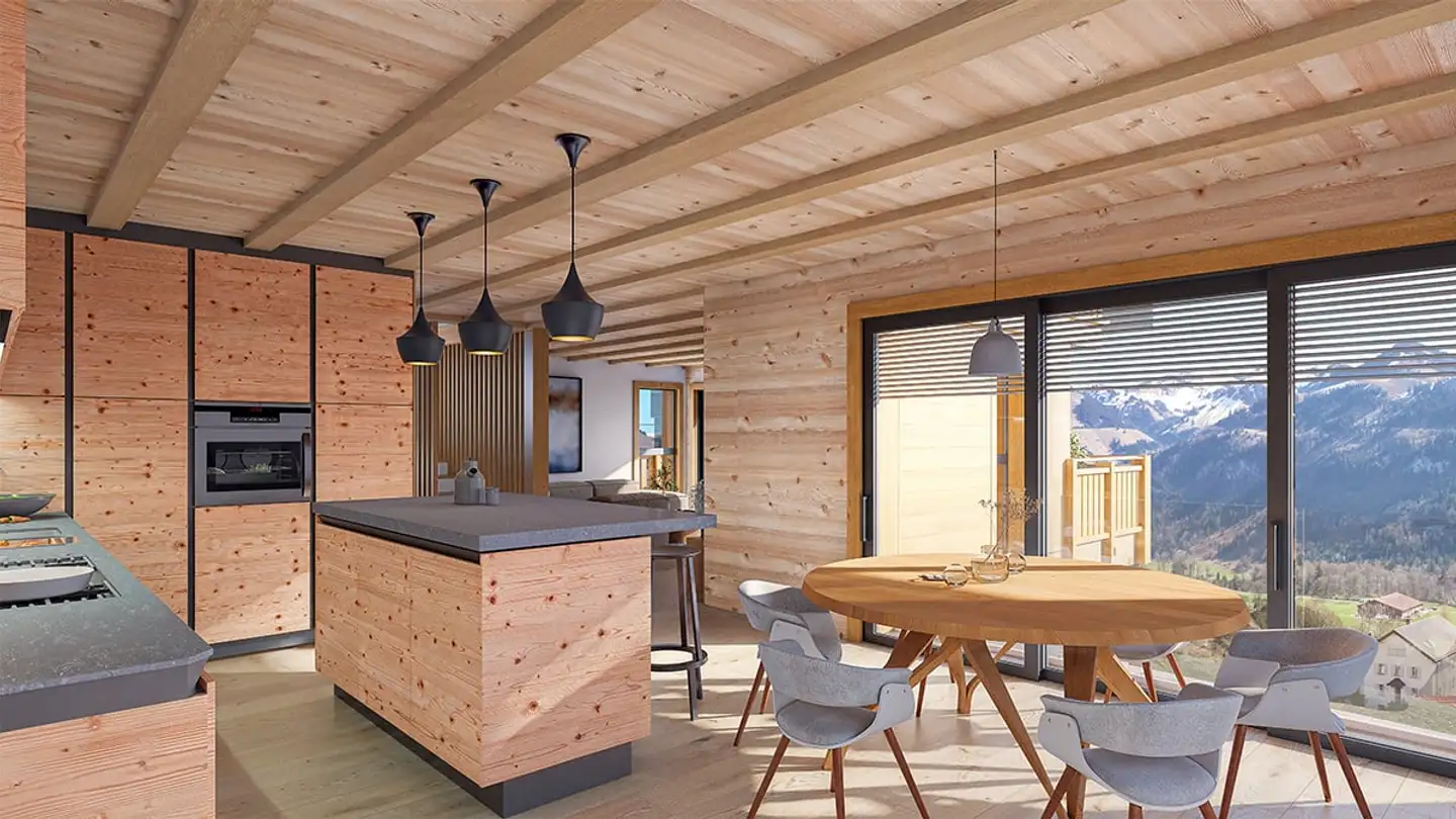 Chalet in vendita - Rue Champ La Vuille, 1669 Les Sciernes-d'Albeuve - Foto 4