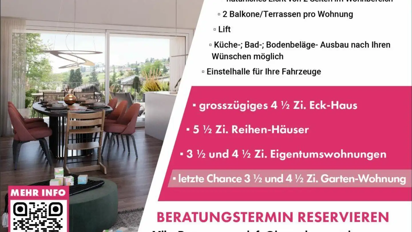 Appartement à vendre - 5735 Pfeffikon LU