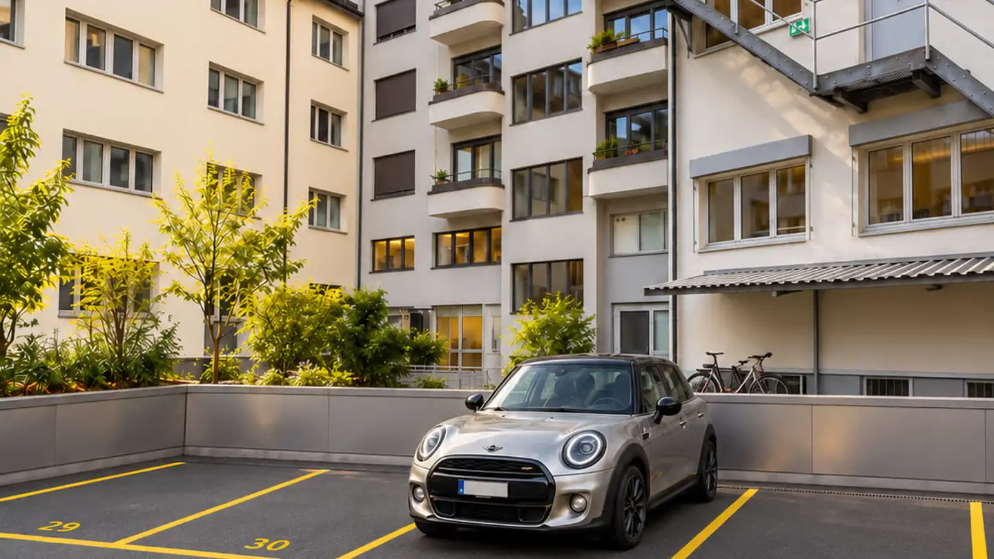 Place de parking extérieure à louer - 8004 Zürich
