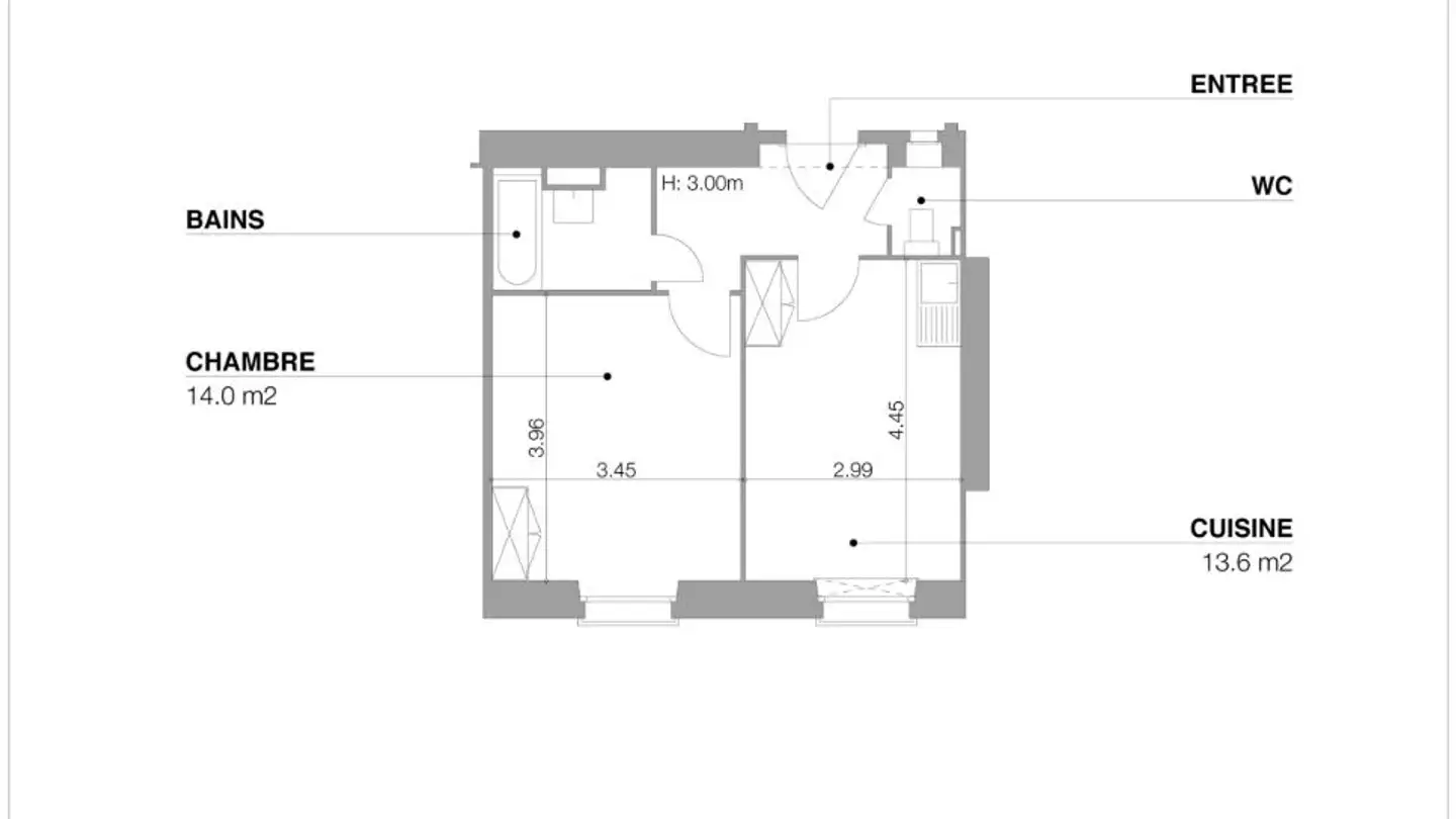 Wohnung mieten - Rue De-Monthoux 38, 1201 Genève - Foto 2