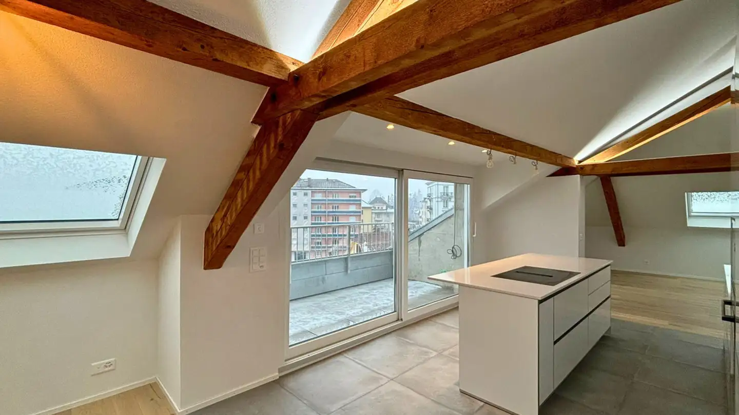 Dachgeschosswohnung mieten - Rue Du Russalet, 1630 Bulle - Foto 4