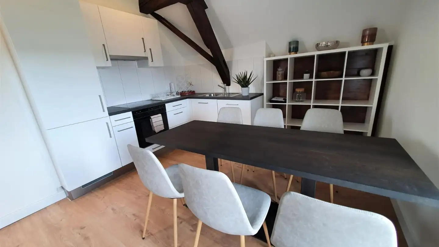 Möblierte Wohnung mieten - Route De Fribourg 27, 1784 Courtepin - Foto 3