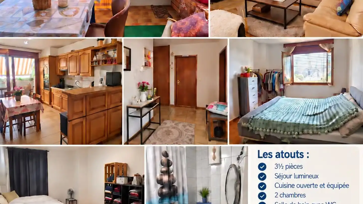 Appartement à louer - Route De Vissigen 54, 1950 Sion