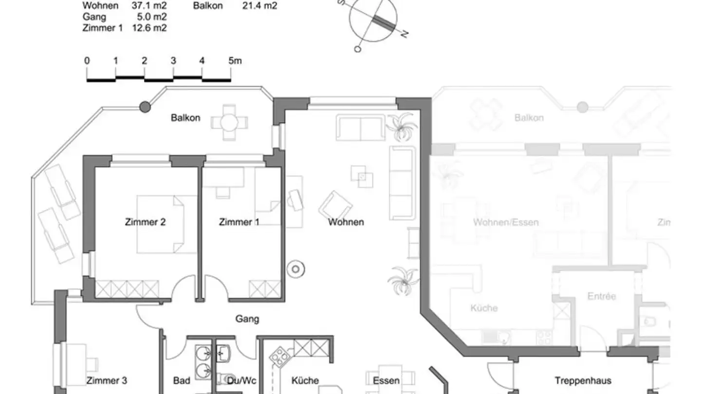 Appartamento in affitto - Sihltalstrasse 74, 8135 Sihlbrugg Station - Foto 2