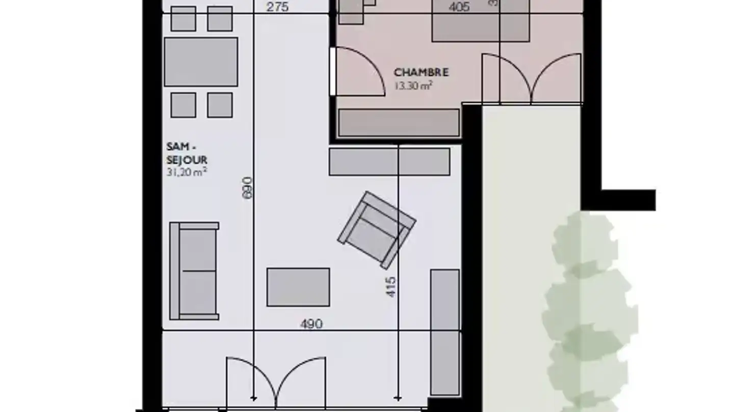 Apartment for rent - 1971 Grimisuat