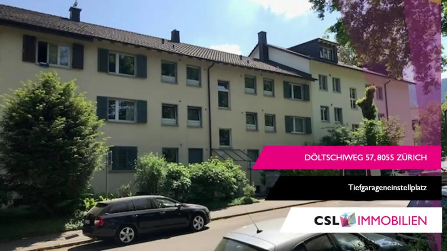 Place de parking souterraine à louer - Döltschiweg 57, 8055 Zürich