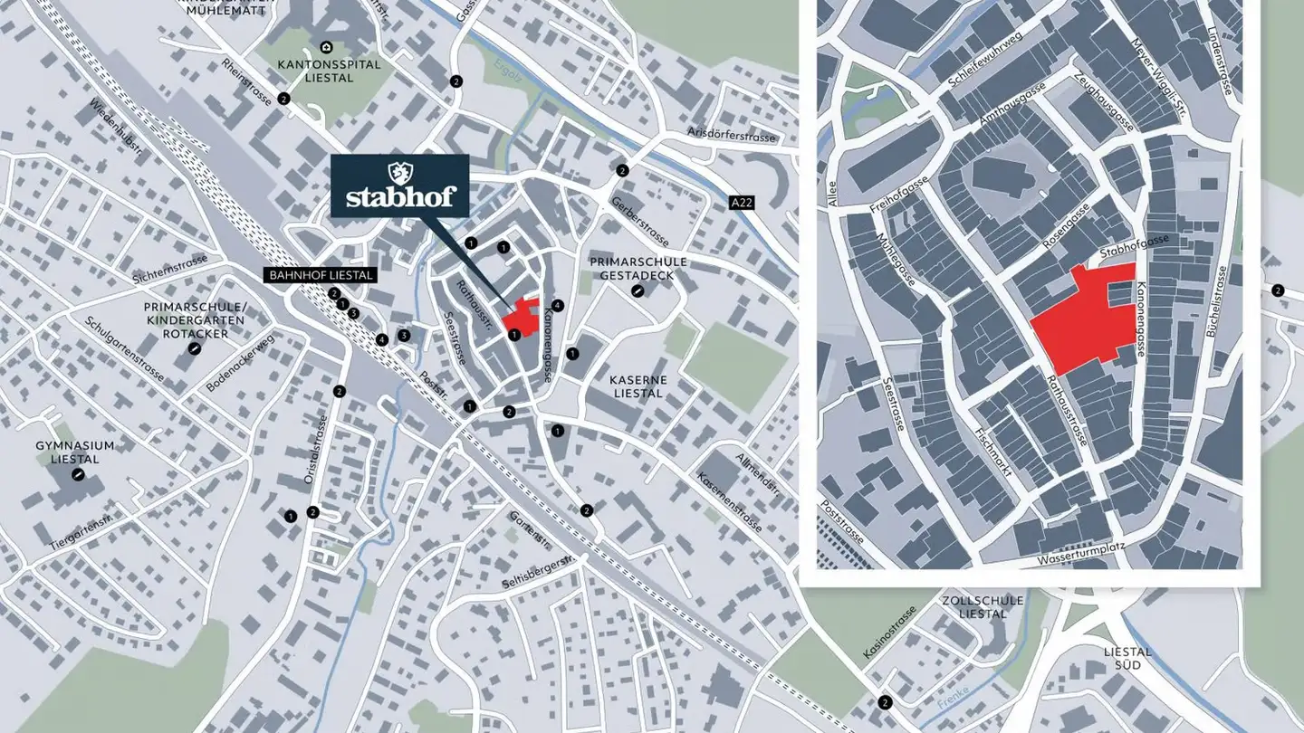 Attique à louer - Rathausstrasse 45, 4410 Liestal - Photo 3