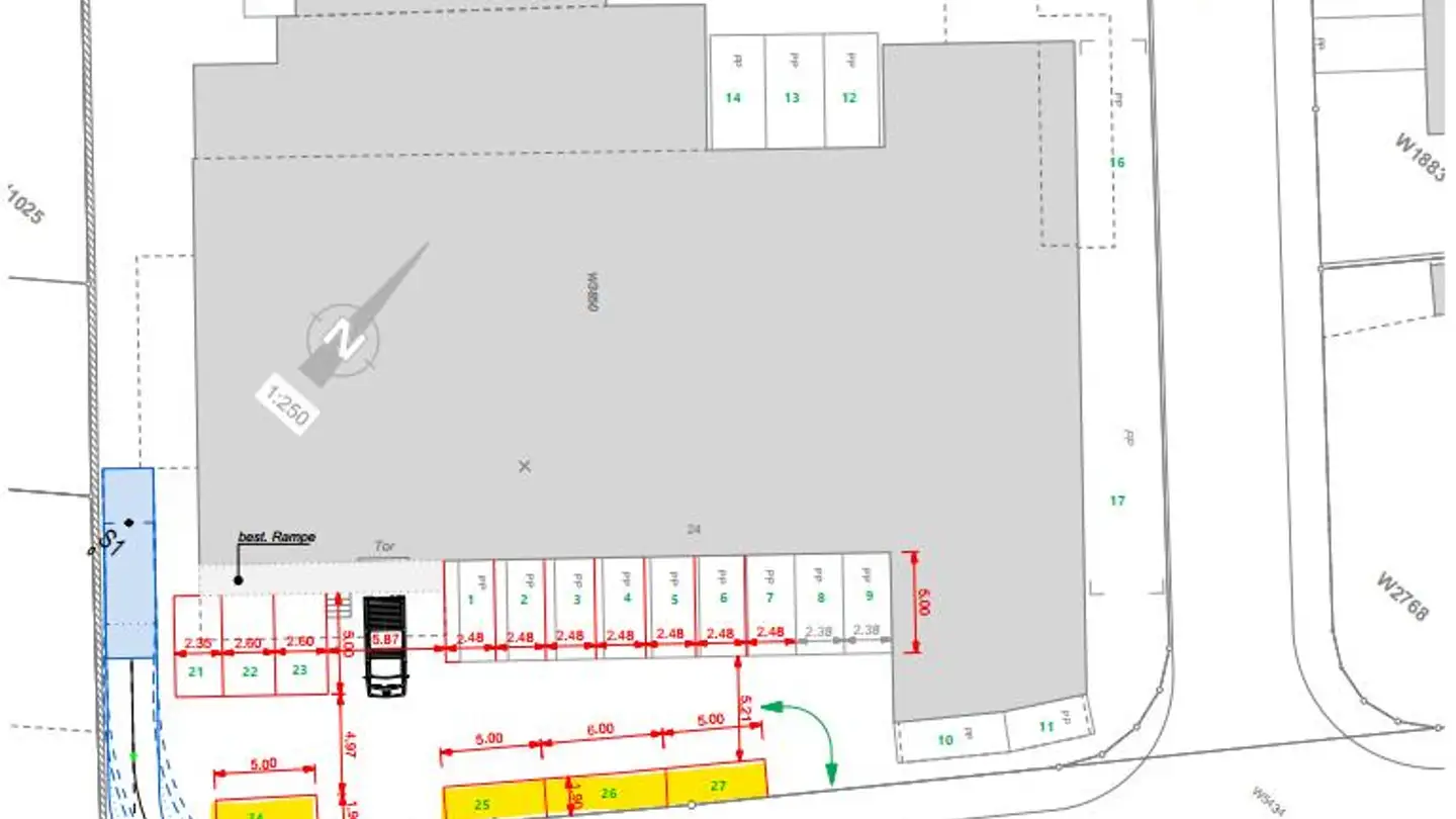 Place de parking extérieure à louer - Dürrenmattstrasse 24, 9000 St. Gallen - Photo 3