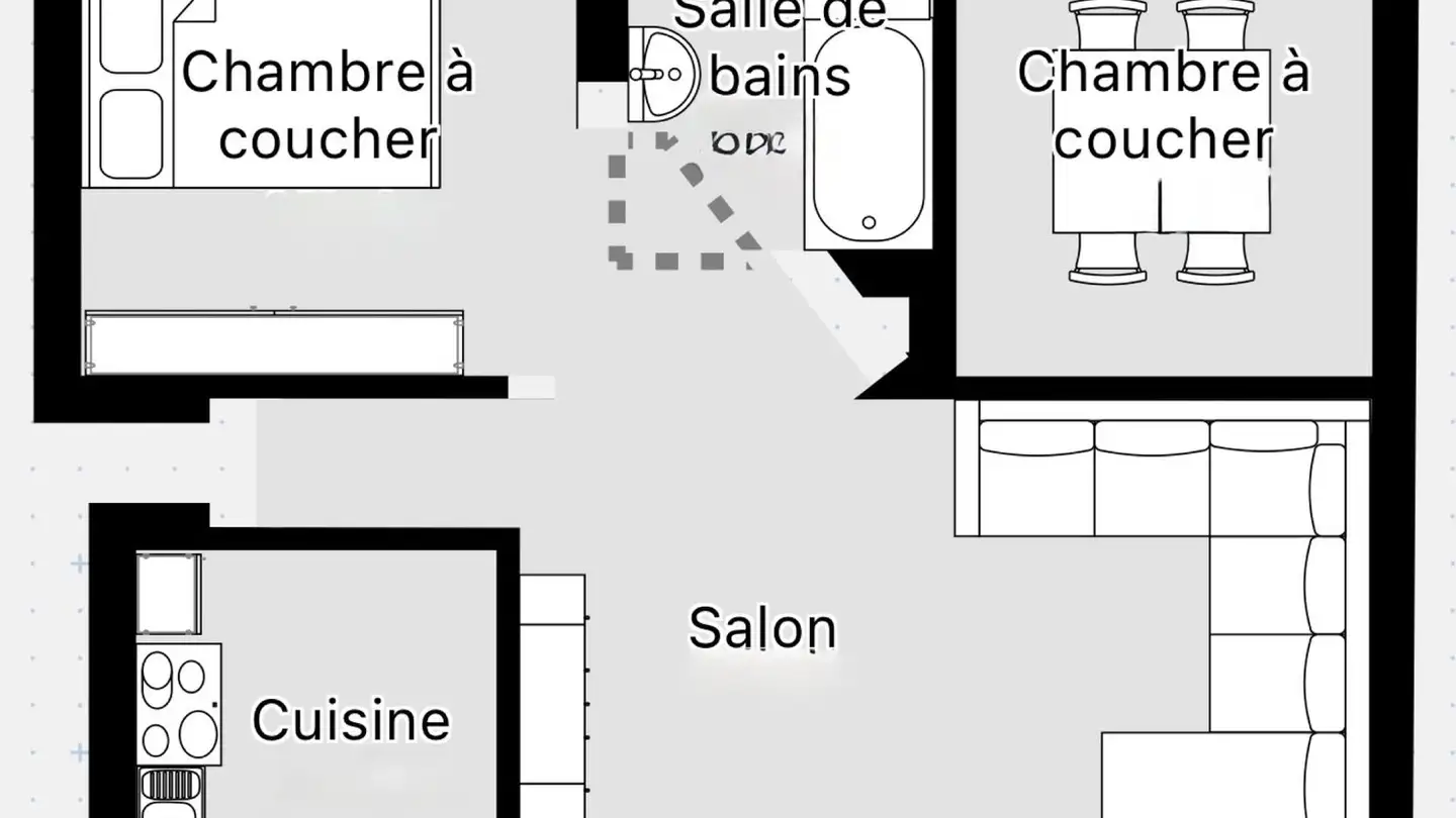 Appartement à louer - Chemin d'Arche 14B, 1870 Monthey