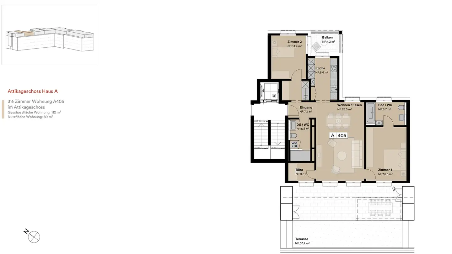 Apartment for rent - Hauptstrasse, 8274 Tägerwilen - Photo 3