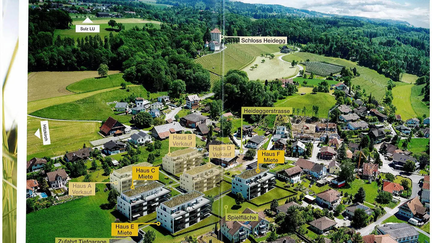 Attique à louer - Hitzkircherstrasse 16, 6284 Gelfingen