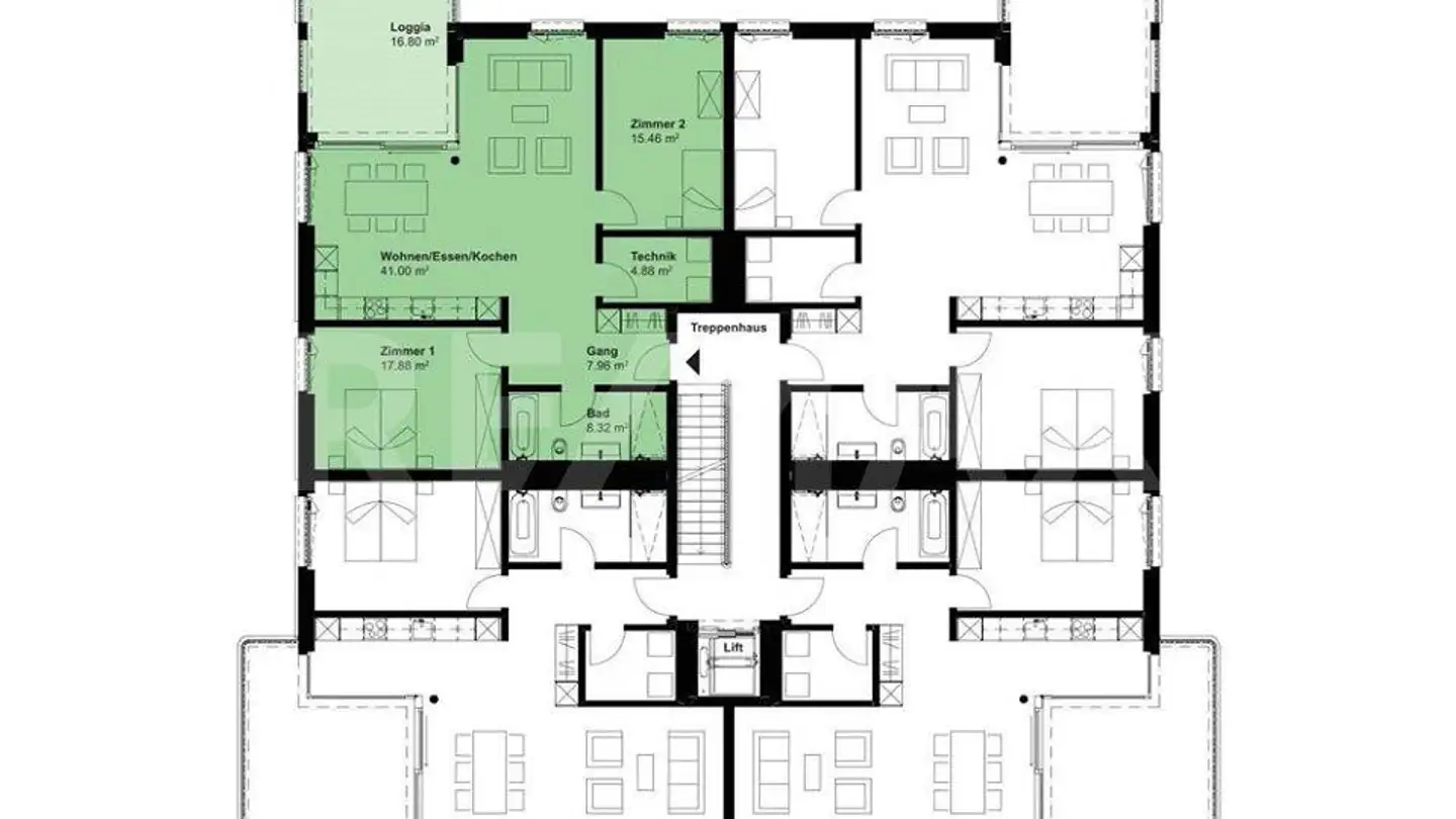 Wohnung mieten - Blaieweg, 5070 Frick - Foto 4