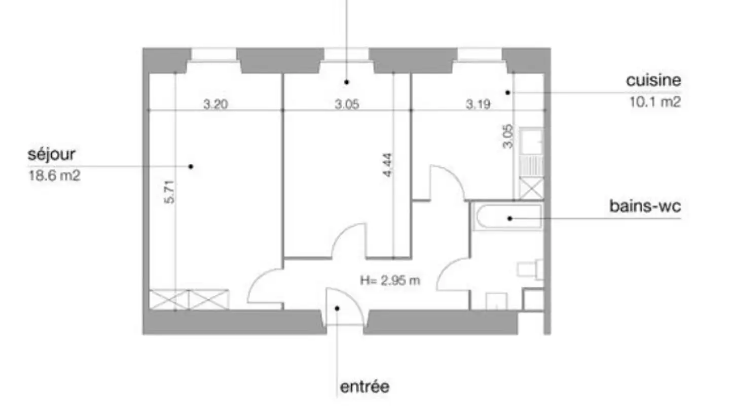 Apartment for rent - Quai Du Cheval-Blanc 18, 1227 Les Acacias
