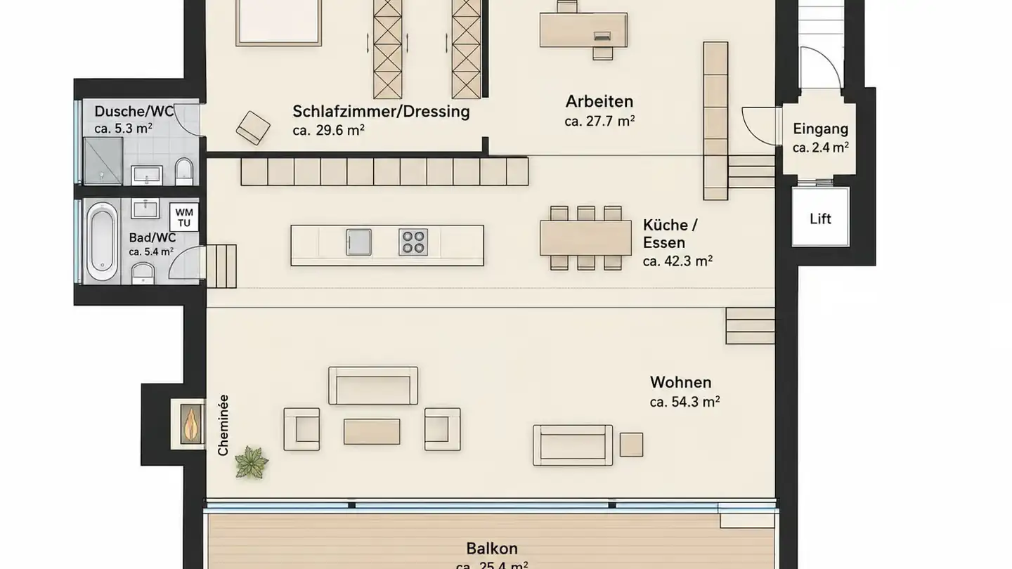 Appartamento in affitto - 8800 Thalwil - Foto 4
