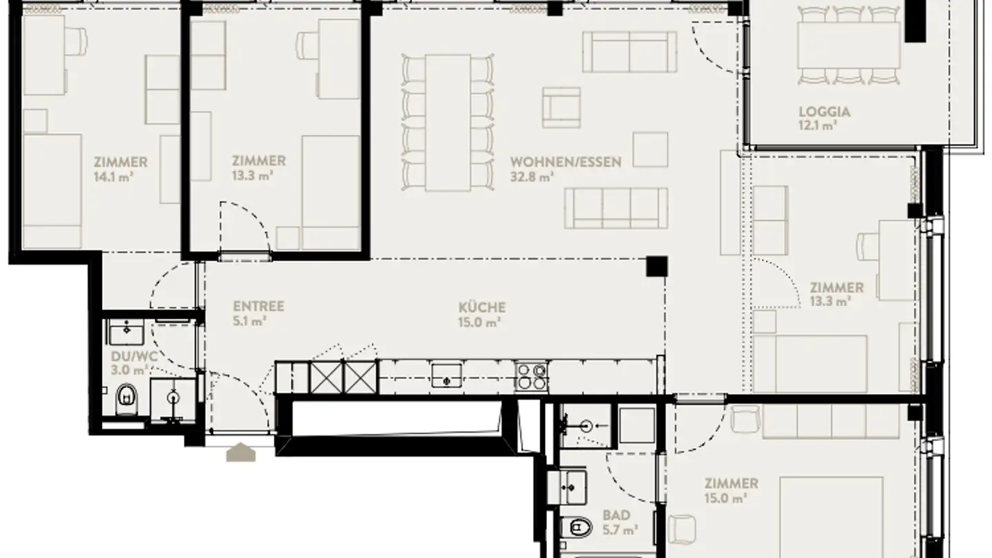 Wohnung mieten - Leutschenbachstrasse 46, 8050 Zürich - Foto 2