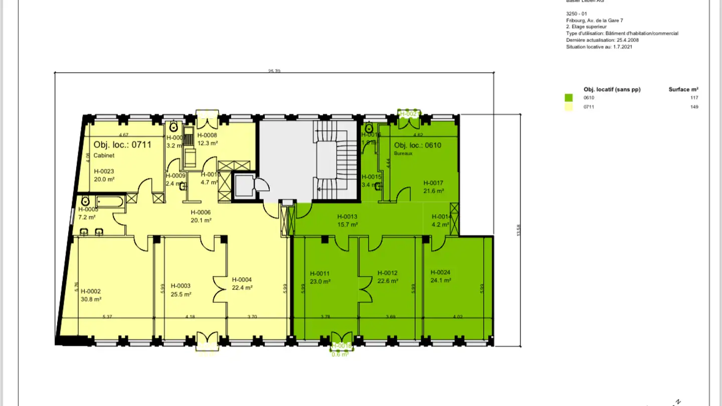 Office space for rent - Avenue De La Gare / Bahnhofsallee 7, 1700 Fribourg