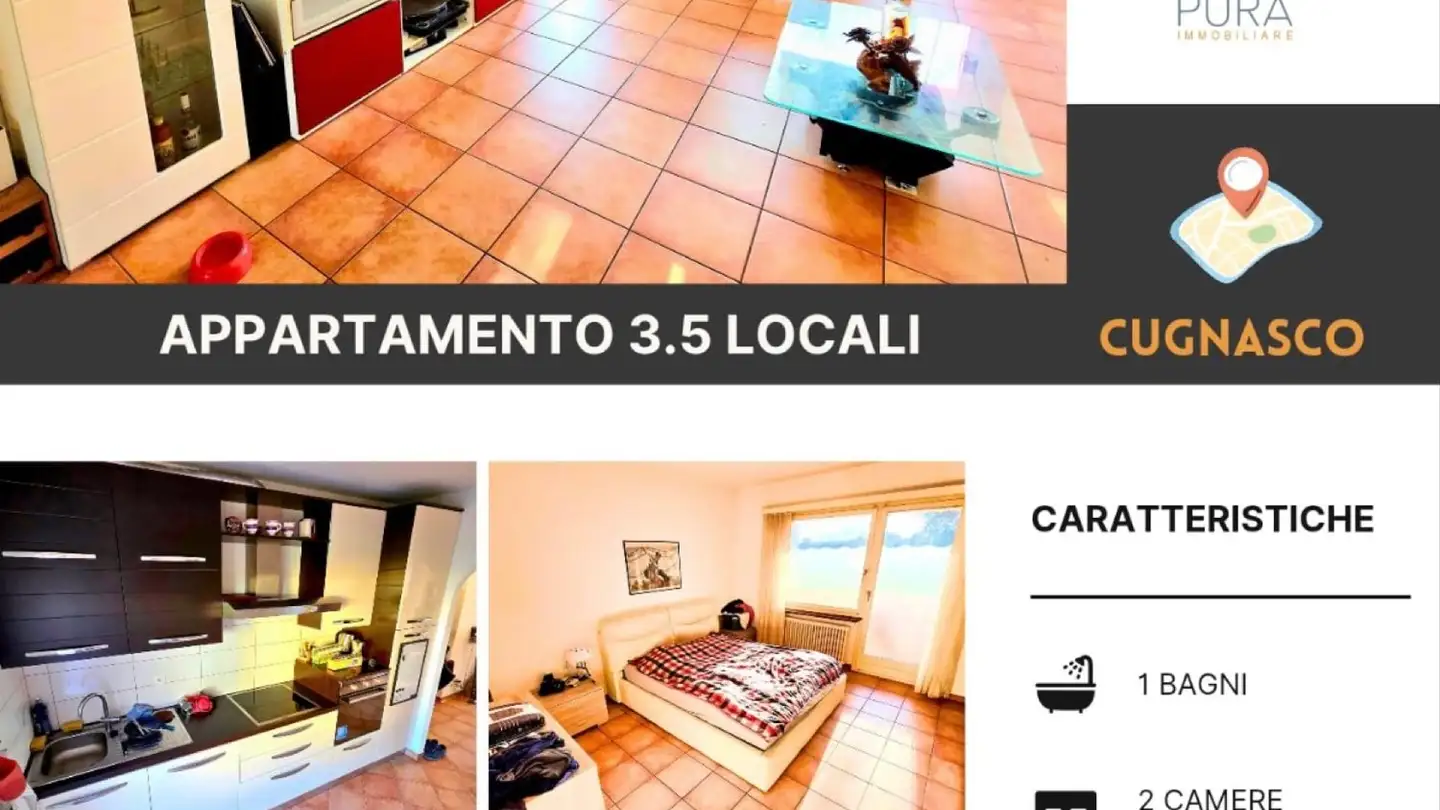 Appartement à louer - Via Monteggio, 6998 Monteggio