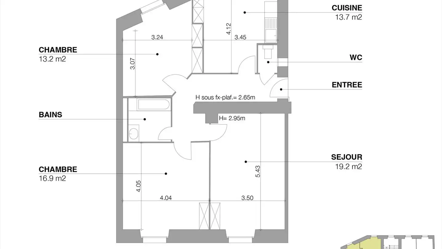 Appartement à louer - Rue Des Maraîchers 61, 1205 Genève