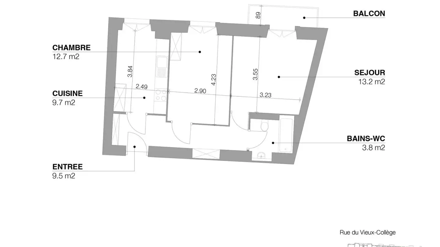 Apartment for rent - Rue Du Vieux-Collège 7, 1204 Genève